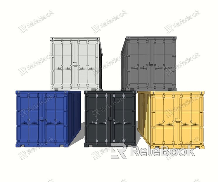 Industrial LOFT container freight container walking cabinet model