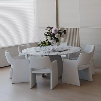 Modern table combination 3d model