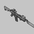 M4A1 Custom Rifle 3d model