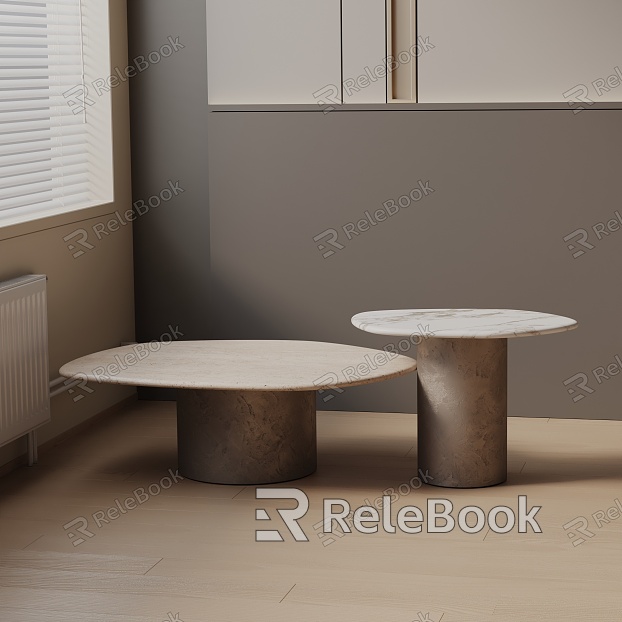 Modern coffee table model