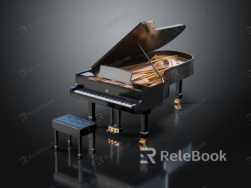 Grand Piano Modern Piano Theater model