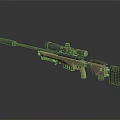 High Precision Sniper Rifle With Tactical Scope And Ergonomic Wooden Stock For Long Range Shooting