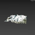 Mount Everest Snow Mountain Snow Mountain Scenery Snow Mountain Scenery 3d model
