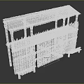 Wooden Guard Booth With Spiked Fence Rustic Roof Structure And Crossed Gate Design