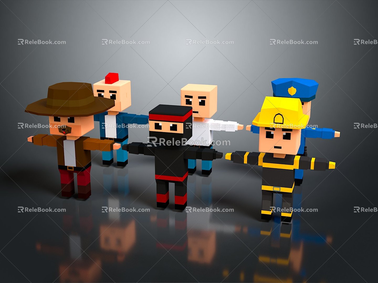 Toy Pixel Figure Toy Next Generation Item 3 Print 3d model