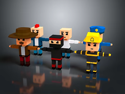 Toy Pixel Figure Toy Next Generation Item 3 Print 3d model