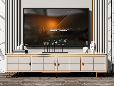 Light Luxury TV Cabinet model