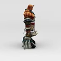 Genesis West Anime Game Character Man 3d model
