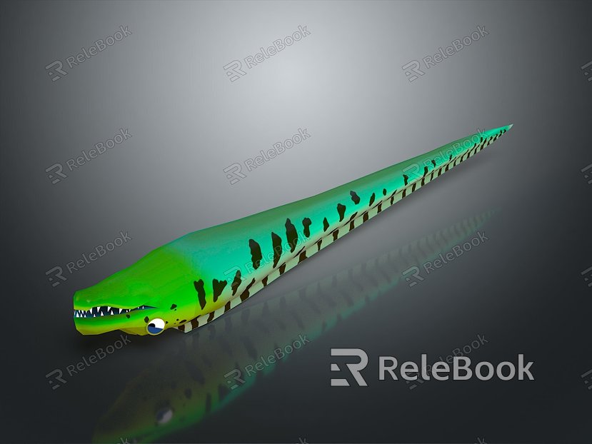 eel electric eel marine fish animal deep sea fish model