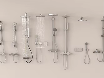 Other Bathroom Small Modern Shower Bathroom Small Shower 3d model