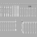 Railings Components Including Handrail Balusters Main Posts and Synthetic Rails Set