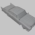 Old Rusty Vintage Classic Sedan Car With Retro Exterior And Aged Body Design