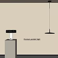 Modern small chandelier table lamp 3d model