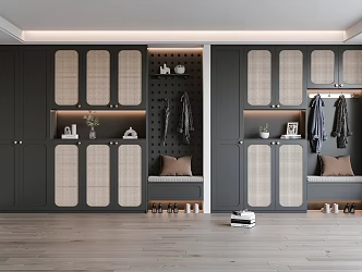 French Shoe Cabinet 3d model
