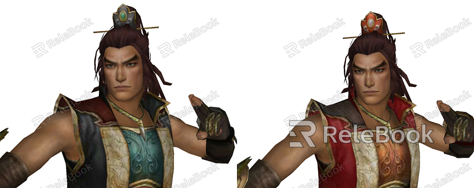 Modern Game Character Three Kingdoms Unparalleled Character Man model