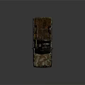 Camouflage Vintage Pickup Truck With Rugged Exterior And Military Style Design