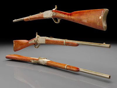 Gun 3d model Gun 3d model