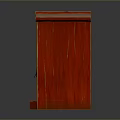 Traditional Red Decorative Furniture With Carved Patterns Green Cushion And Red Curtains