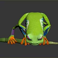 Frog Frog Frog Poison Frog Game Frog Reptile Cold Blooded Animal Reptile Reptile 3d model