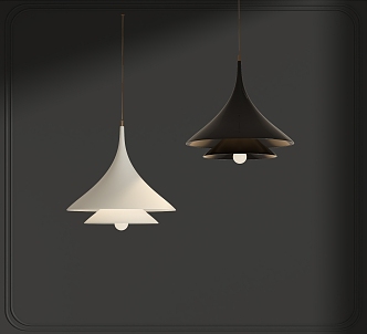 Pendant lamp combination 3d model