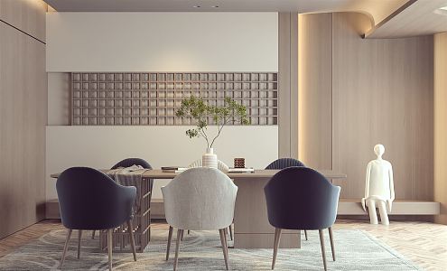 Modern Restaurant Home Restaurant 3d model