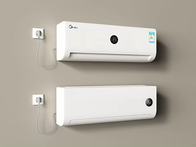 Modern Air Conditioner Air Conditioner Hanging Wall-mounted Air Conditioner 3d model