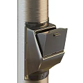 Functional Stainless Steel Public Facilities Poles With Waste Bins In Urban Areas