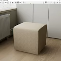 Sofa stool square shoe stool 3d model