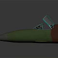 Airplane Cockpit Interior With Green And Red Sections Detailed Dashboard And Seats