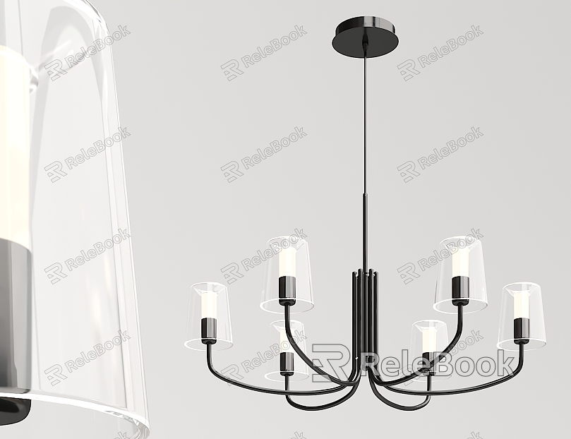 Modern chandelier metal multi-head chandelier model