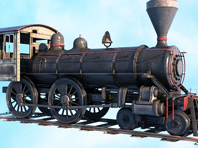 Train building tools 3d model