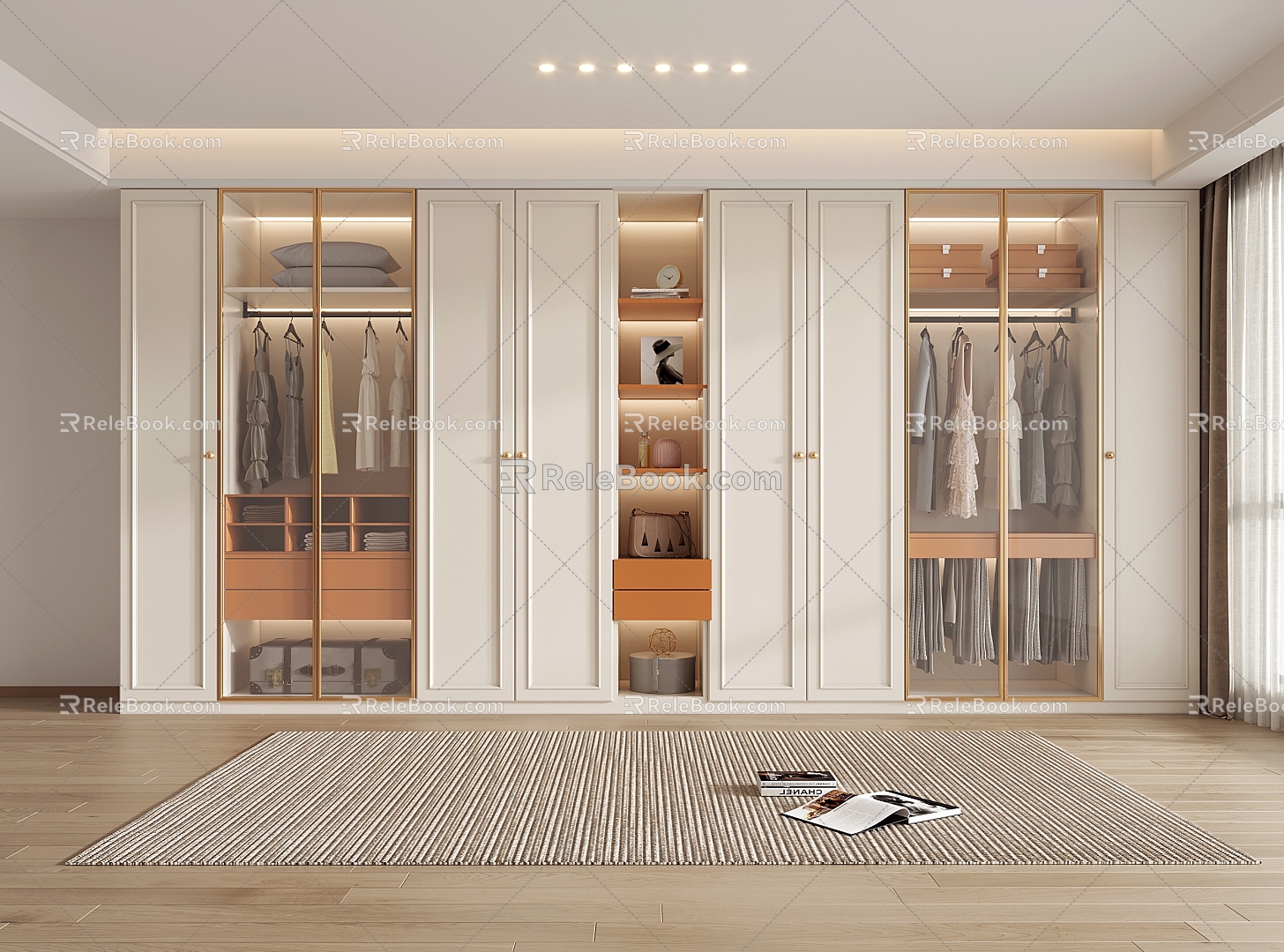 French wardrobe 3d model