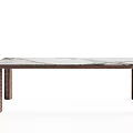 Modern dining table 3d model