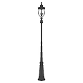 Vintage Outdoor Lamp Post With Metal Construction For Garden Pathway Lighting