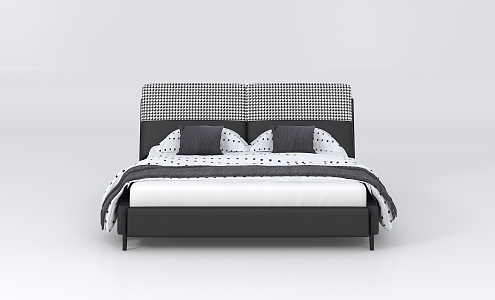 Modern Single Bed 3d model