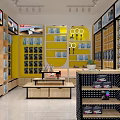 Modern Digital Store Interior With Display Shelves Stocked With Mobile Phones Electronics And Accessories