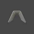 Sturdy Metal Bicycle Parking Rack For Multiple Bikes Outdoor Storage 3d model