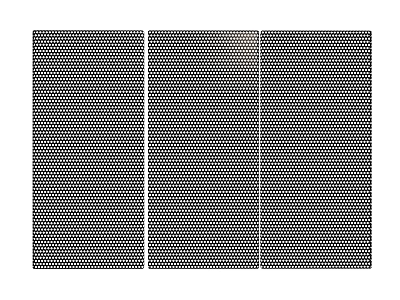 Modern Interior Wall Paneling Design With Three Grid Texture Panels 3d model