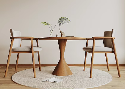 Modern leisure tables and chairs 3d model
