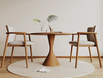 Modern leisure tables and chairs 3d model
