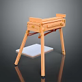 Wooden Folding Workbench With Sturdy Legs Tabletop And Storage Drawers