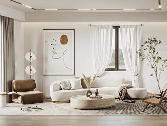 The Silent Living Room 3d model