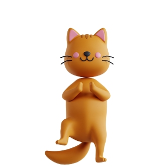 Kitten Kitty Cute Kitty Pet Cat 3d model