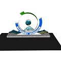 Strengthen Industrial Innovation Drive Promote Green Development Visualization Platform with Scenic Background