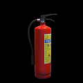 Red Portable Dry Powder Fire Extinguisher as Essential Fire Safety Equipment for Emergency Preparedness