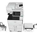 Complete Canon Office Equipment Set With Multifunction Printer Scanner And Telephone