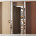Wooden Hinged Doors In Various Colors For Modern Interior Design