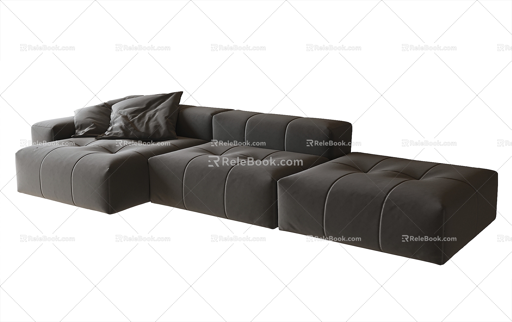 Multi-player sofa sofa corner sofa 3d model