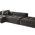 Multi-player sofa sofa corner sofa 3d model