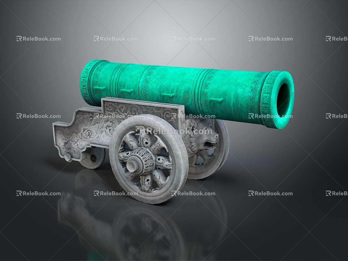 Artillery Gun Artillery Ship Gun Gun Siege Gun Cannon Anti-aircraft Breaking Heavy Gun Heavy Gun 3d model